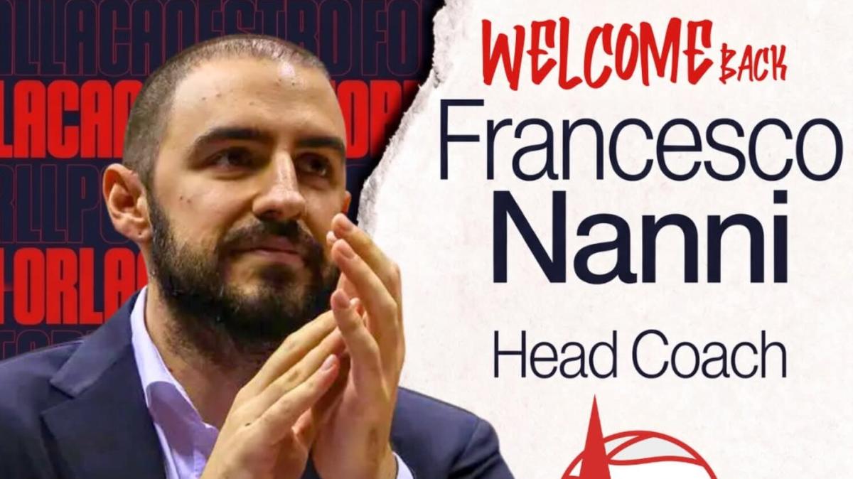 Francesco Nanni nuovo allenatore della Unieuro Forlì