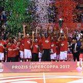 Lega A - EA7 Emporio Armani vince la Prozis Supercoppa 2017. Le congratulazioni del presidente Petrucci
