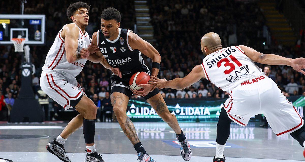 Olimpia-Virtus, ufficiali i 12 in campo nell'euroderby alle 20:30