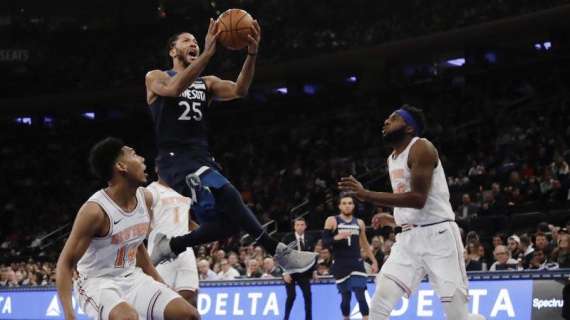 NBA - I Timberwolves spadroneggiano a New York