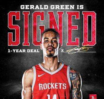 NBA - Gli Houston Rockets rifirmano Gerald Green