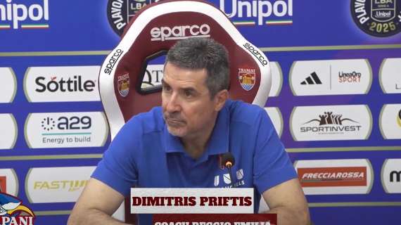 Reggio, Priftis dopo G1: «Trapani avversario tosto. Ma siamo stati competitivi, ora mantenere questa mentalità»