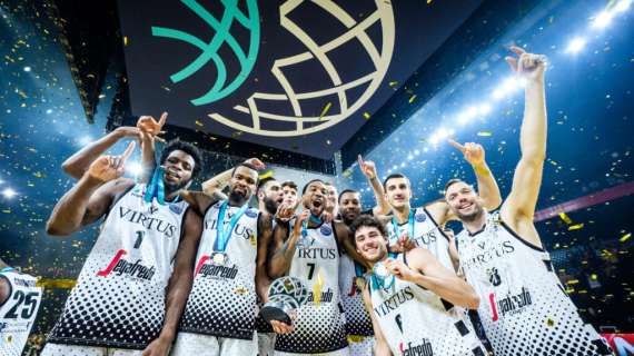 BCL - 5 maggio 2019. La Virtus Bologna vince la Basketball Champions League