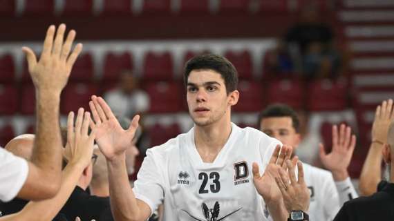 UFFICIALE LBA - Bertram Derthona, pluriennale con il giovane Andrija Josovic