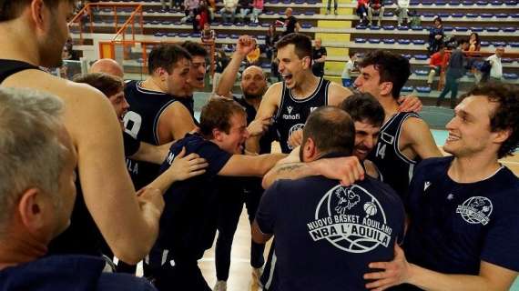 Serie B - Nuovo Basket Aquilano: vittoria con Pescara e salvezza