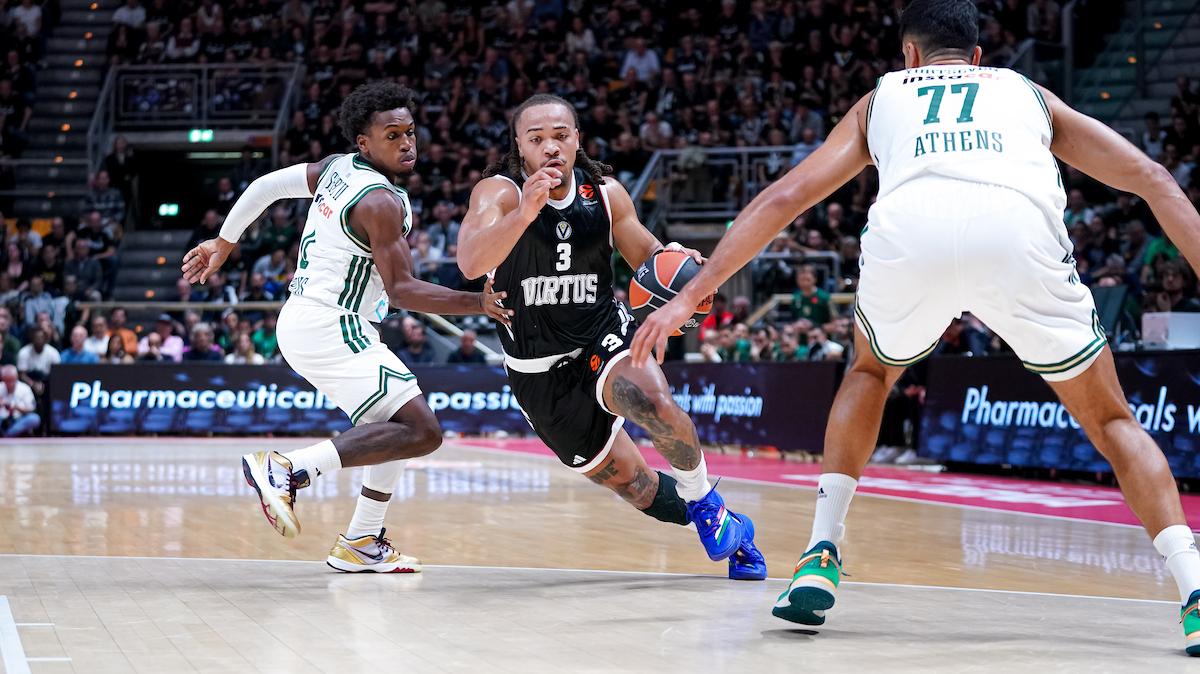 LIVE | Che Virtus al PalaDozza: è +13 all'intervallo sul Panathinaikos