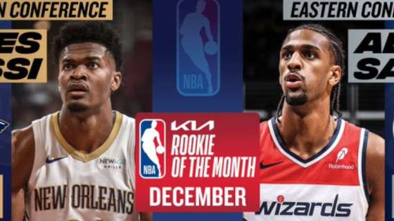 NBA - Yves Missi e Alex Sarr nominati Rookie del mese a dicembre