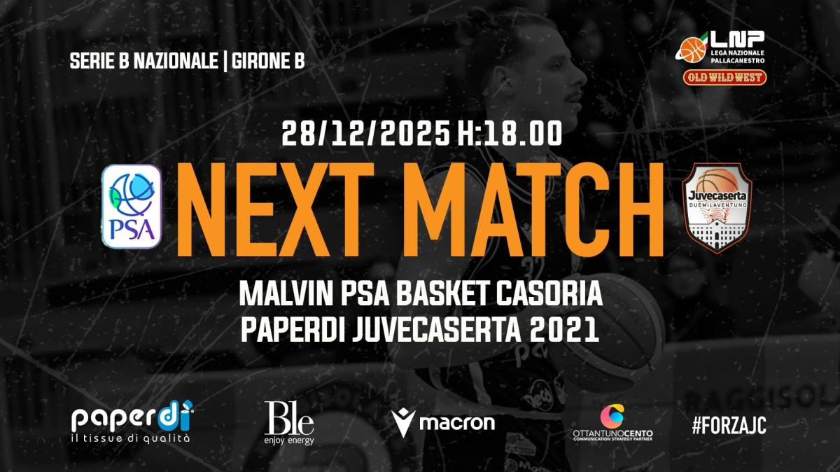 Serie B - Paperdi Juvecaserta 2021 al derby contro la PSA Casoria