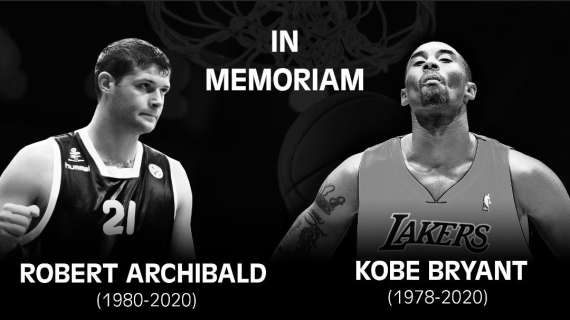 Un minuto di silenzio in EuroLeague e EuroCup per la scomparsa di Archibald e Kobe