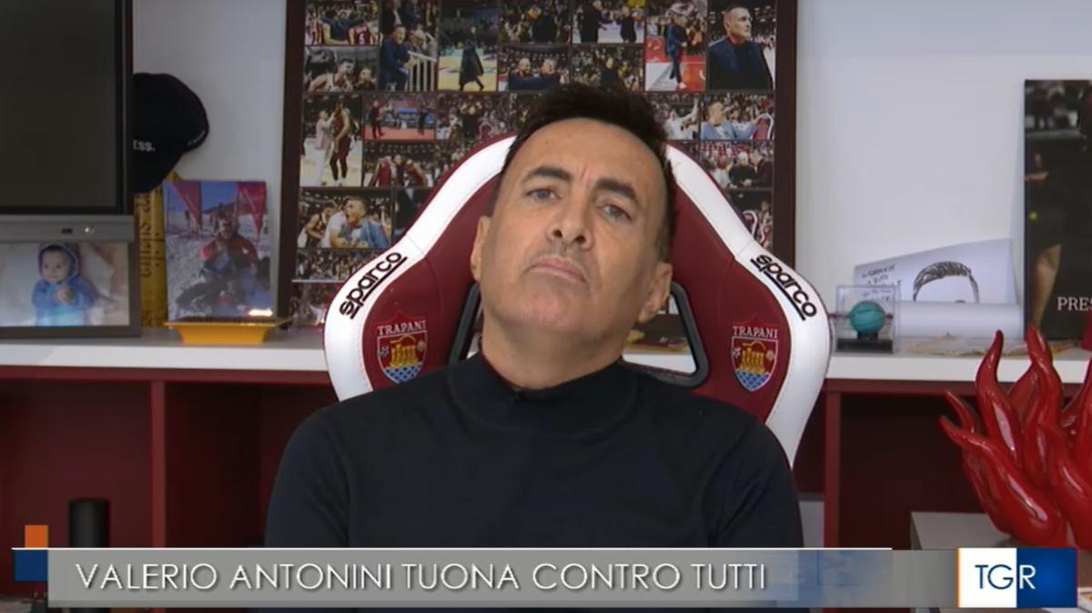 Trapani Shark, cosa ha detto Valerio Antonini al TGR