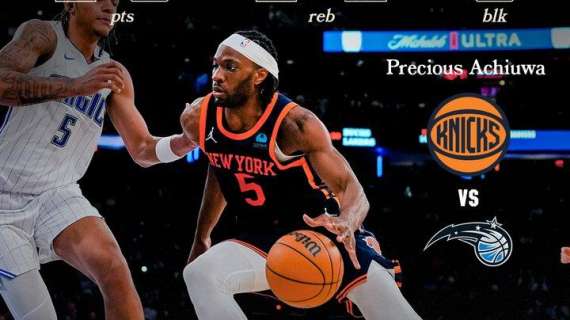 NBA - I Knicks respingono l'assalto dei Magic al quarto posto a Est