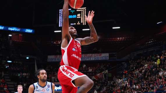 LBA- L'Olimpia Milano batte Napoli con un Brooks sugli scudi