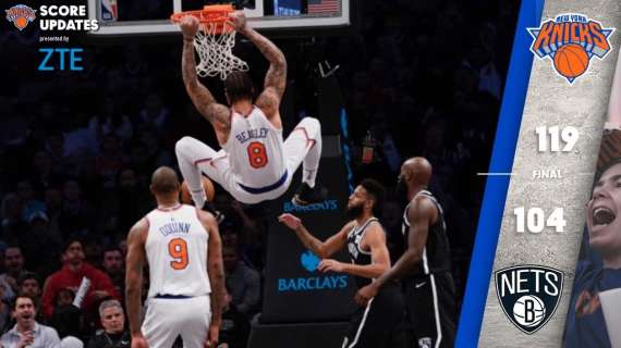NBA - Il derby al Barclays Center se lo prendono i Knicks