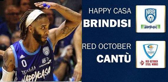 Lega A - Pallacanestro Cantù in casa di una Brindisi pimpante