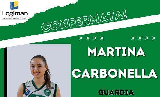 A2 F - PF Logiman Broni: Martina Carbonella ancora in biancoverde