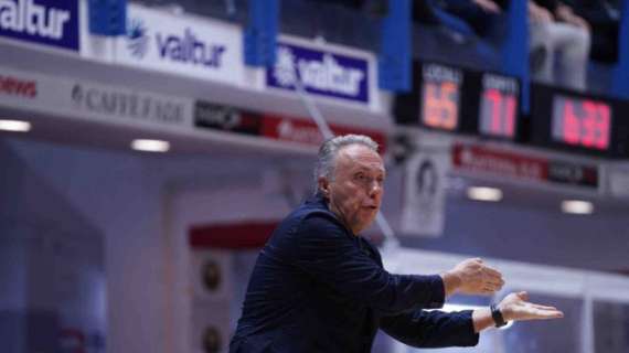 A2 - Brindisi, Bucchi: «Era importante vincere per muovere la classifica»