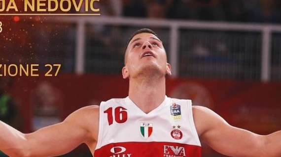 Lega A - Nemanja Nedovic, la semifinale dell'Olimpia trova il suo MVP