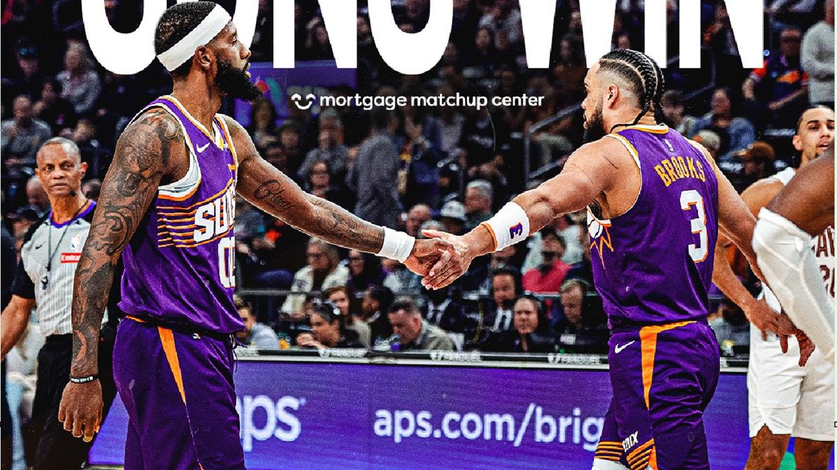 Suns senza Booker ma travolgenti su Cavaliers nervosi e senza ritmo