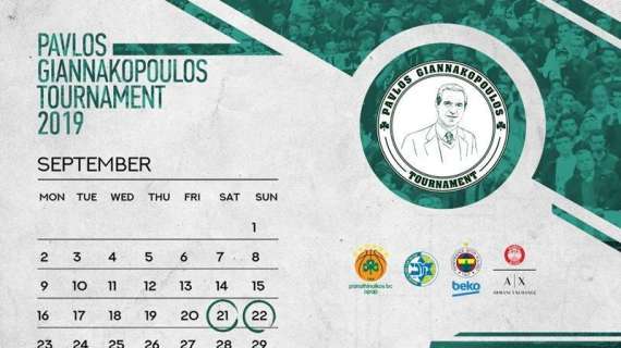 Torneo "Pavlos Giannakopoulos": Olimpia Milano, Maccabi e Fenerbahce ospitate dal Pana
