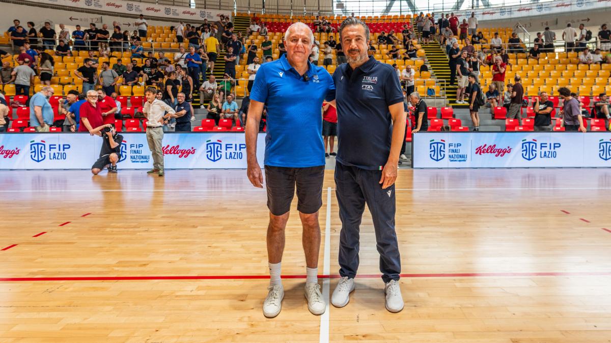 Banchi e Obradovic: due lezioni di pallacanestro al Palazzetto dello Sport di Roma