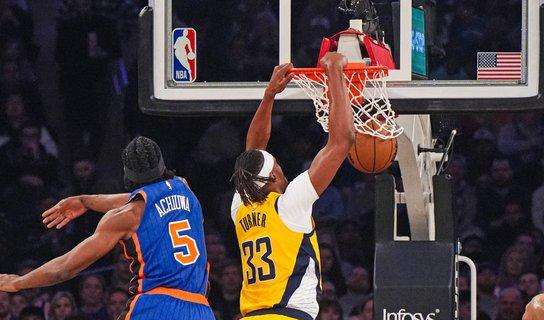 NBA - I Pacers di Haliburton fanno il colpo sui Knicks di Brunson