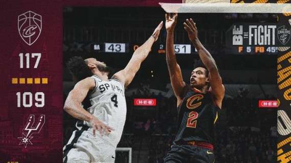 NBA - Kevin Love è clutch, i Cavaliers sorprendono gli Spurs