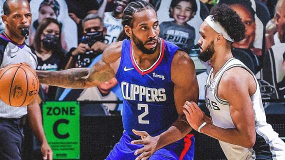 NBA - Kawhi Leonard e Clippers fanno un sol boccone degli Spurs