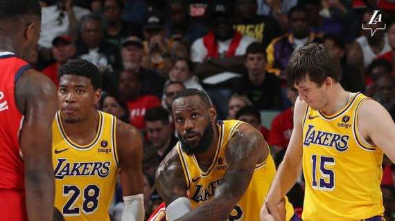 NBA - Esce Zion, i Lakers trovano lo spazio per vincere il play-in sui Pelicans