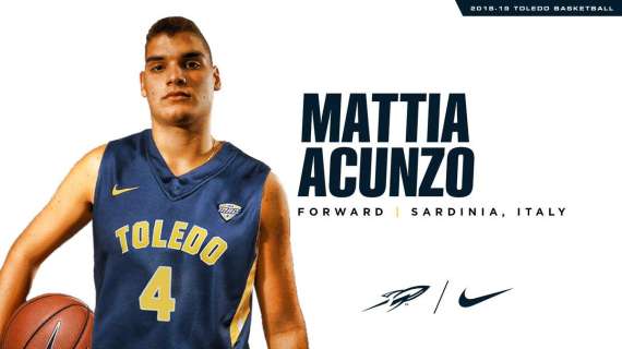 NCAA - Mattia Acunzo lascia Toledo e si trasferisce a Robert Morris