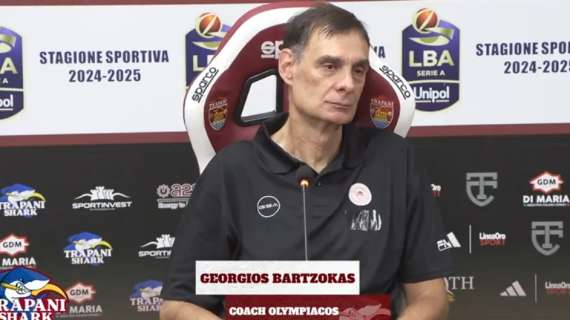 LBA - Bartzokas: «Trapani ha giocato con intensità, complimenti a Repesa»