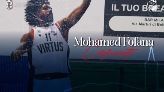 Serie B - Virtus Civitanova alla conferma di Mohamed Fofana
