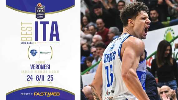 Giovanni Veronesi "The Best ITA" Fastweb della 9ª giornata della Serie A 