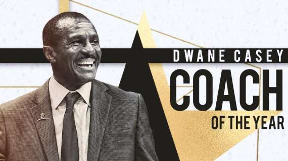NBA - Dwane Casey coach of the year