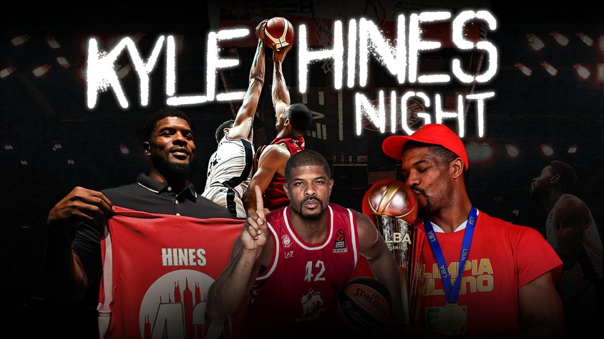L'Olimpia Milano celebra Kyle Hines il 3 maggio e il suo ingresso nella Hall of Fame