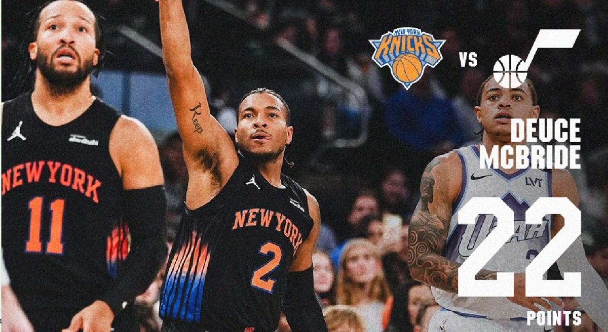 Knicks a tutta birra: 23-0 iniziale, Brunson guida il 146-112 sui Jazz