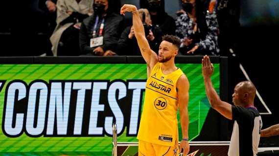 NBA - Three-Point Contest 2021: Stephen Curry vince con qualche brivido
