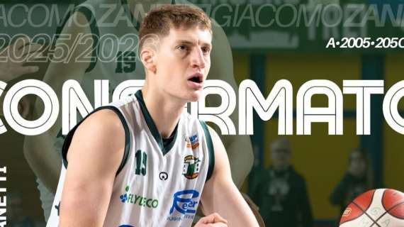 Serie B - Treviglio Brianza Basket estende con Giacomo Zanetti