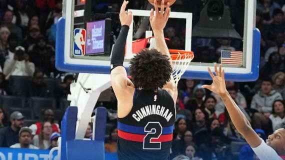 NBA - Cunningham e i Pistons lottano duramente contro i Raptors