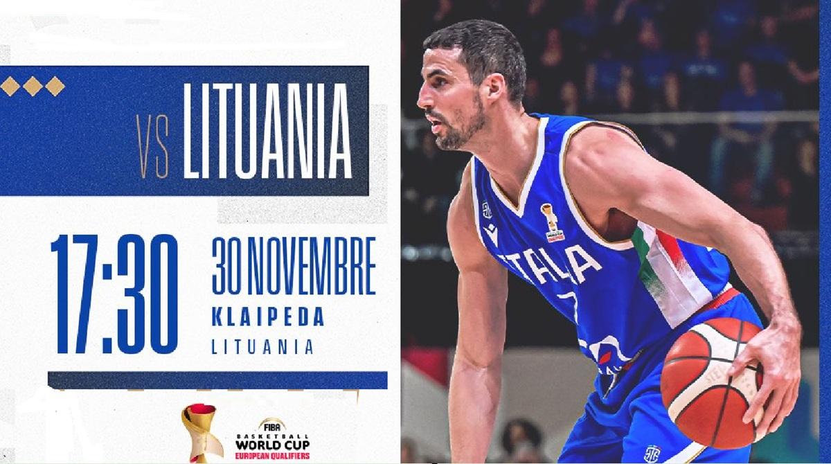 LIVE FIBA WCQ 2027 - Lituania vs Italia, la diretta
