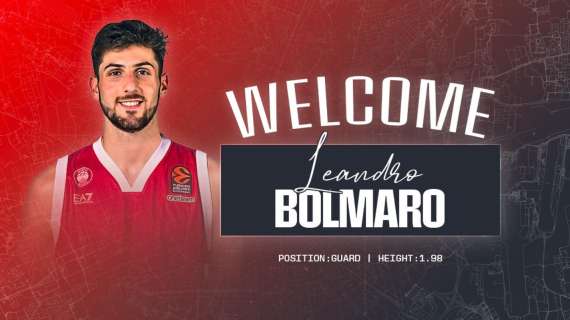 UFFICIALE LBA - L'Olimpia Milano annuncia la firma di Leandro Bolmaro: "Grande opportunità"