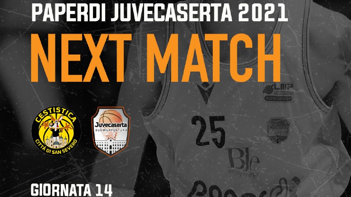 Serie B - Per la Paperdi Caserta sfida ad alta quota a San Severo