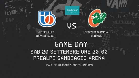 A Conegliano amichevole tra Nutribullet Treviso Basket e Cedevita Olimpija