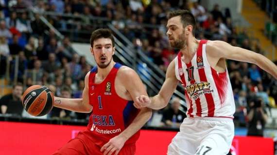 EuroLeague - CSKA difende il campo di casa contro l'Olympiacos
