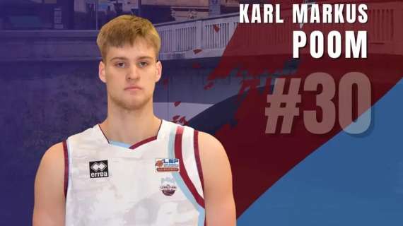 UFFICIALE A2 - Karl Markus Poom allunga il roster della Real Sebastiani