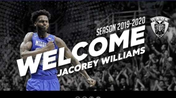 UFFICIALE BCL - PAOK, firmato JaCorey Williams