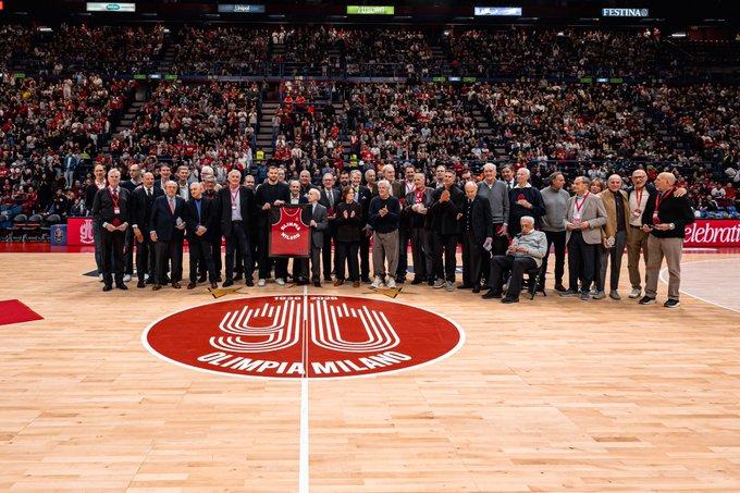 L'Olimpia Milano celebra i suoi 90 anni con una vittoria, battuta la Dinamo Sassari