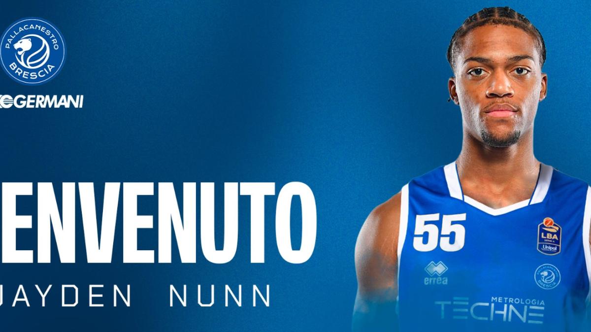 Germani Brescia e la scelta Jayden Nunn: scartate altre piste, prende il posto di Massinburg 