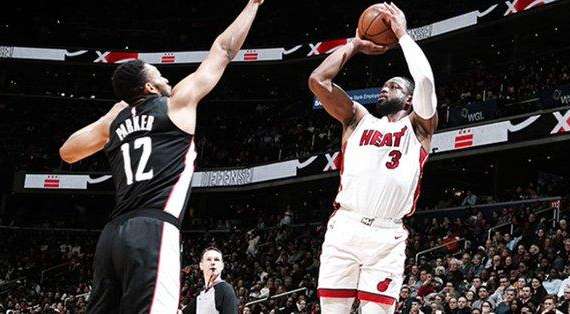 NBA - Wade porta gli Heat a sbancare Washington