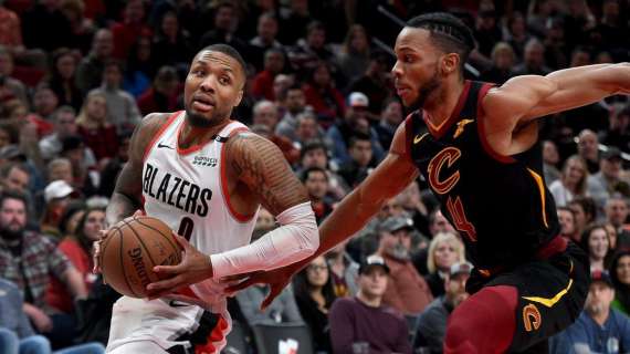 NBA - I Blazers rialzano la testa contro i Cavaliers