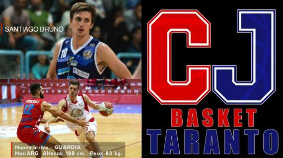 Serie B - CJ Basket TA, Santiago Bruno è ufficiale